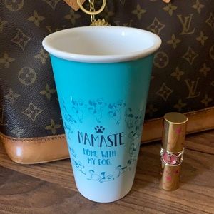 Namaste Home With My Dog Ceramic Mug
